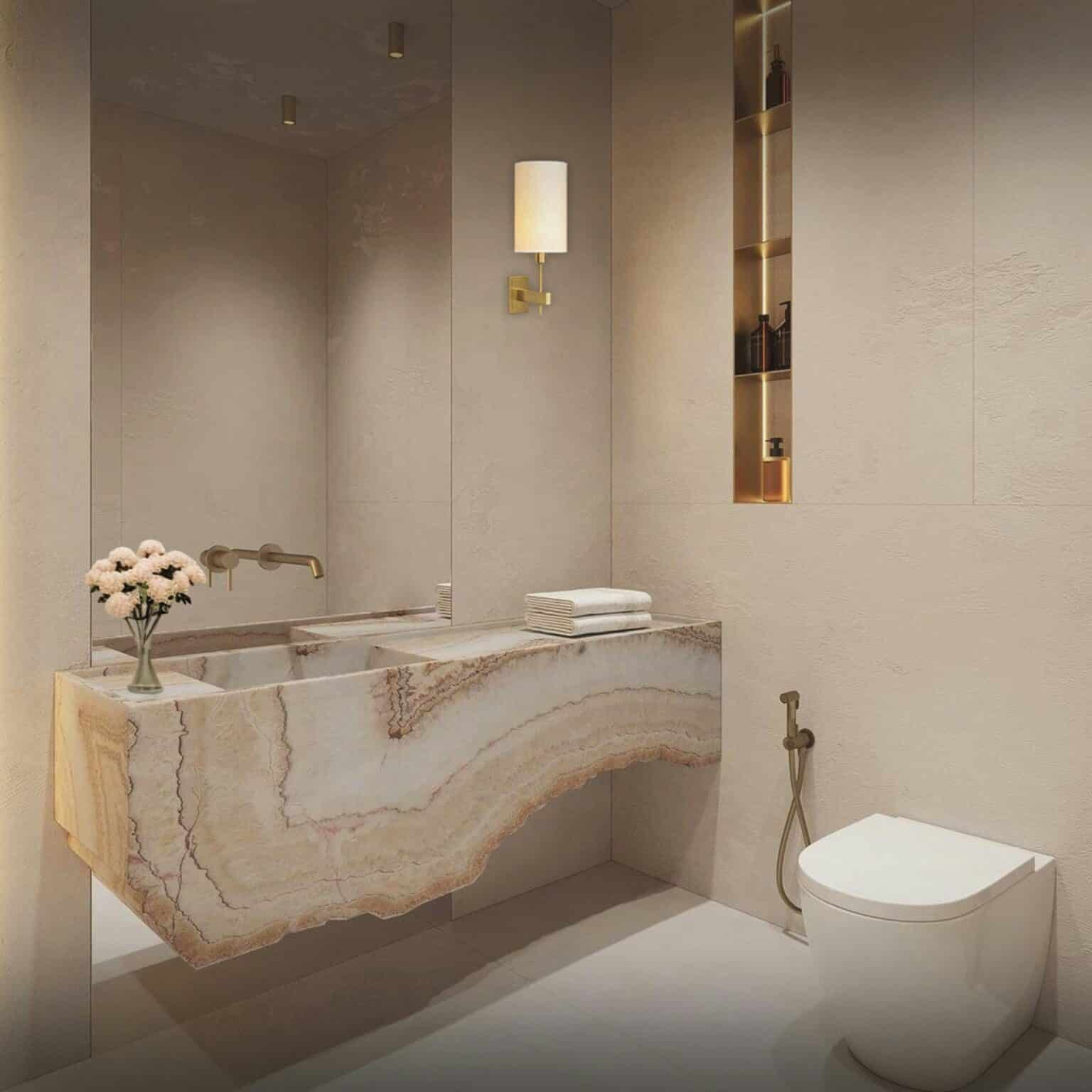 Luxe bathroom remodeling in Manhattan